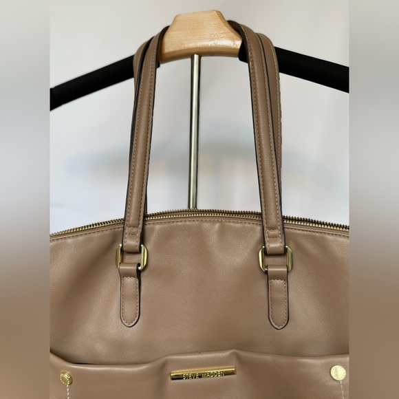 Steve Madden Taupe Faux Leather Tote Bag - Picture 6 of 9